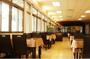 维盾-新式餐厅铝包木门窗